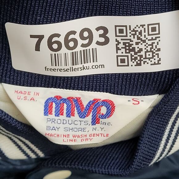 Vintage UMass Lowell Band Varsity Letterman Jacket Small 21x24 Satin 70s 80s - Picture 6 of 10